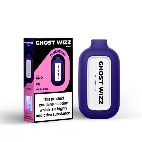 Ghost Wizz Blueberry disposable vape